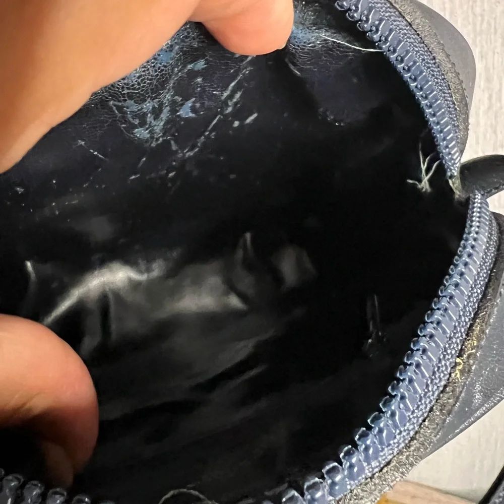 Celine Navy and White Mini Crossbody Bag - Picture 11 of 13